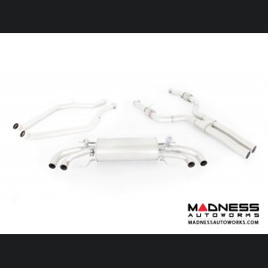 Alfa Romeo Giulia Performance Exhaust - 2.9L QV - REMUS - Cat Back - Polished Straight Cut Tips